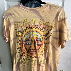 Sublime shirt from UO-small yellow tie-dye